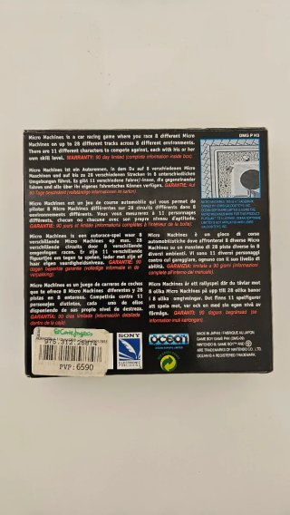 Micro Machines Game Boy Nintendo Ocean