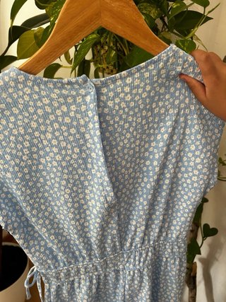 Peto floral azul