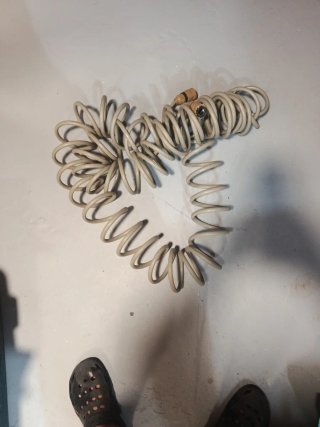 Manguera espiral para riego