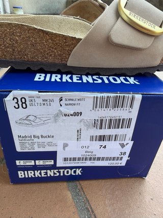Sandalias Birkenstock Beige Talla 38