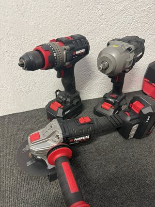 3 Parkside Performance 20V Herramientas