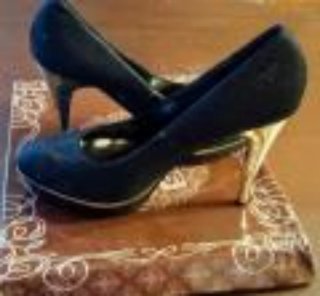 Zapatos de fiesta tacón alto y plataforma. T.38