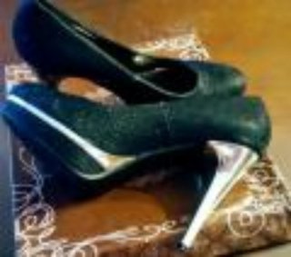 Zapatos de fiesta tacón alto y plataforma. T.38