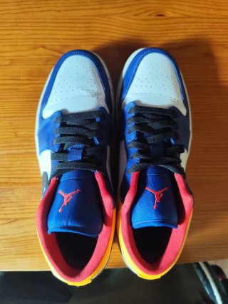 Jordan 1 Low Azul Blanco