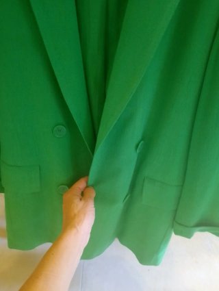 Blazer Stradivarius verde XS
