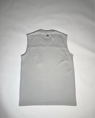 Adidas Vintage Sleeveless T-Shirt Grey Red Stripes