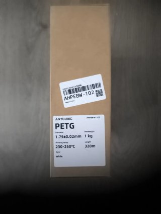 Filamento PETG Anycubic Blanco 1kg
