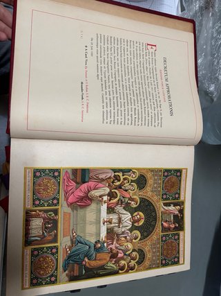 Misal romano antiguo de 1946, encuadernado en piel