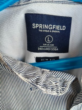 Camisa hombre estampada rayas