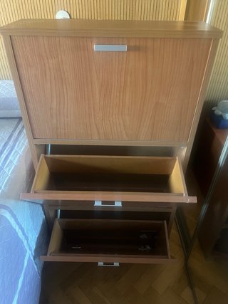 Zapatero madera apertura de las puerta,hidráulicos