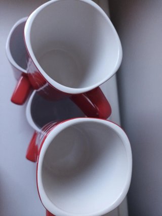 6 Tazas Nescafé Rojas