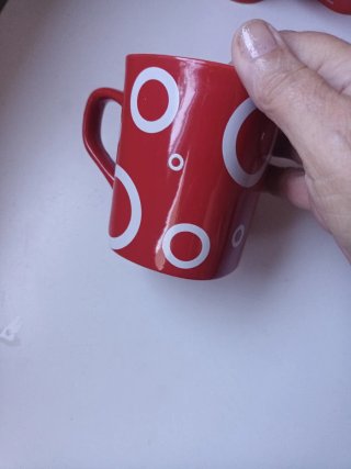 6 Tazas Nescafé Rojas
