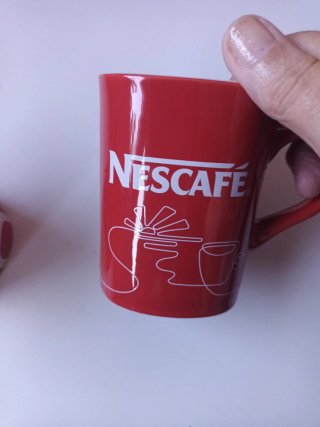 6 Tazas Nescafé Rojas