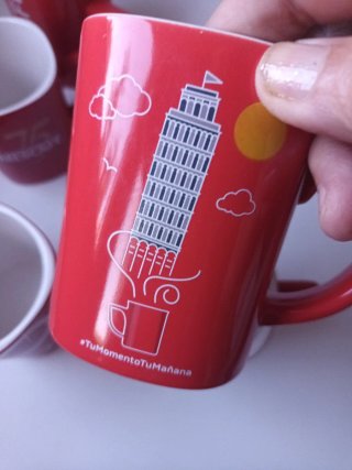 6 Tazas Nescafé Rojas
