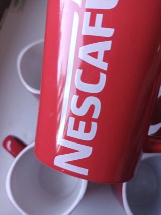 6 Tazas Nescafé Rojas