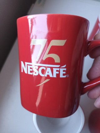 6 Tazas Nescafé Rojas