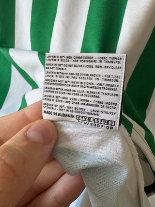 Camiseta Betis  2007-2008 centenario original