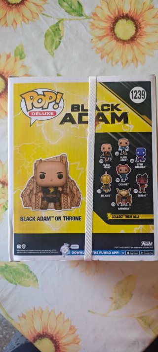 Funko Pop Black Adam on Throne 1239 Deluxe