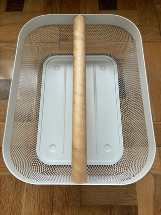 Pack Cestas Risatorp Ikea Metal y Madera