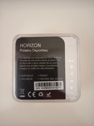 Pulsera Deportiva Horizon negra