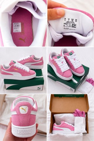 Zapatillas Puma Suede Talla 39 Rosa y Blanco