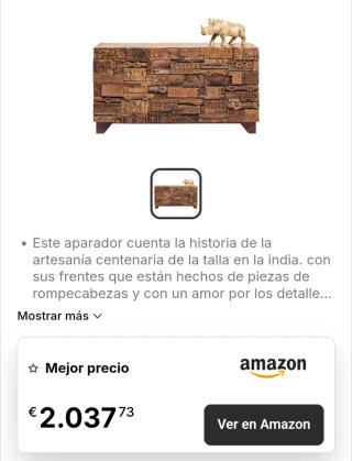 Aparador Kare Design Madera Tallada