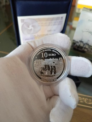 Moneda 10€ Jordi Farragut 250 Aniversario