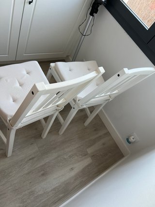 Pack 2 Sillas Blancas IKEA