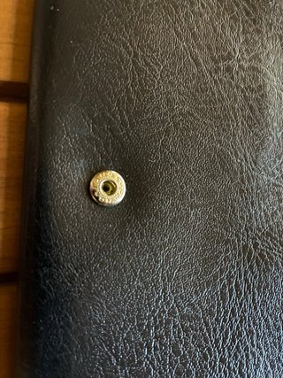 Cartera italiana Von Baer vintage negra