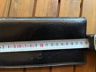 Cartera italiana Von Baer vintage negra