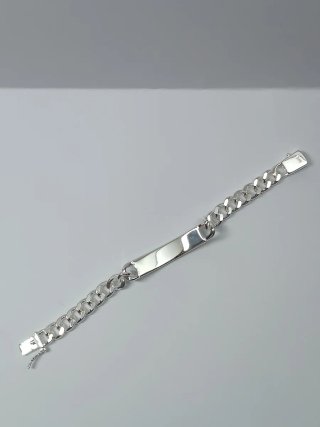 Pulsera Plata 925 Cubana Eslabón Grueso
