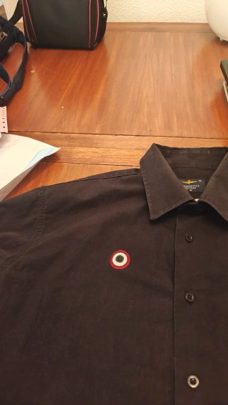 Camisa Aeronautica Militare XL Negra
