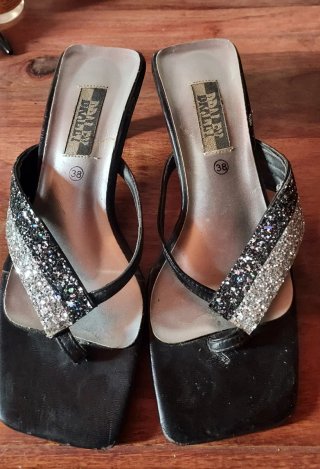 Sandalias brillantes Talla 38