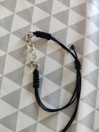 Pulsera Tous Plata y Negro