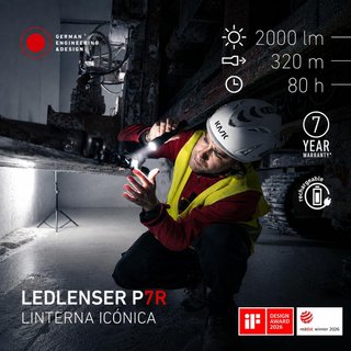 Linterna Ledlenser P7R Recargable 2000lm