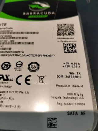 HDD 1TB Seagate BarraCuda 3.5" SATA III