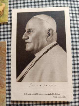 Lote de 5  Postales Religiosas