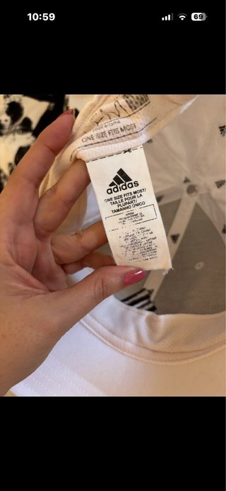 Gorra Adidas Blanca