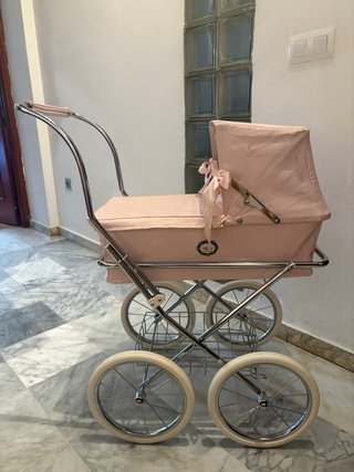 Coche de muñecas BBLux rosa Ñ