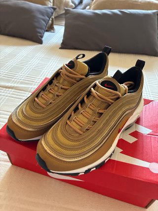 Nike Air Max 97 Oro/Rojo Talla 37.5