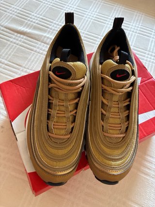 Nike Air Max 97 Oro/Rojo Talla 37.5