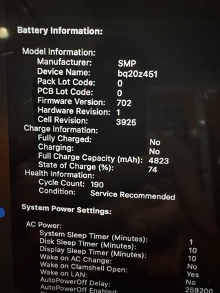 MacBook Pro 15 A1707 16GB RAM 512GB SSD