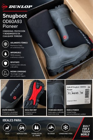 Botas Dunlop Snugboot OD60A93 Pioneer Talla 44/45