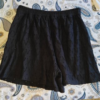 Bermudas Mango Negras Talla L