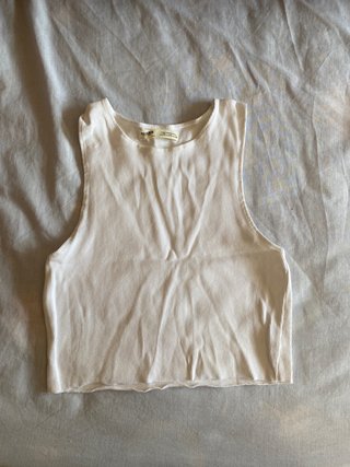 Camiseta Pull and Bear blanca Talla M