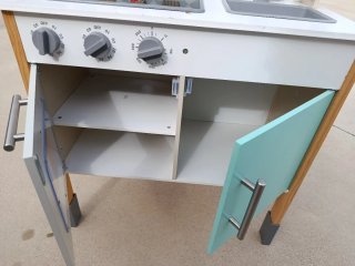 Cocinita madera de juguete 20€, regalo cacharritos