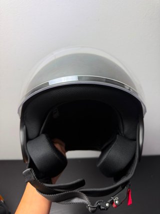 CASCO JET VINZ COMO VISERA ECE 22.06 NEGRO MATE S