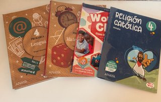 Libros de texto 4 primaria Anaya