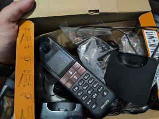 Teléfono Inalámbrico Philips D4702B/34 Duo