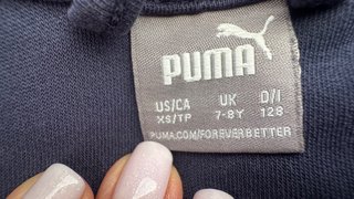 Casaco Puma com fecho e capuz